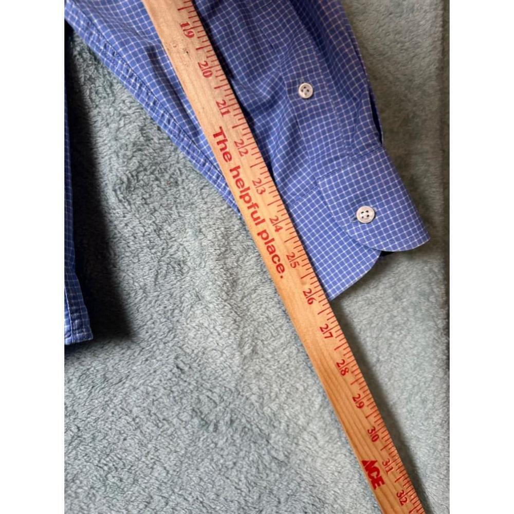 Men's Ralph Lauren  Blue Gingham Dress Shirt 16.5/ Large - Picture 5 of 9